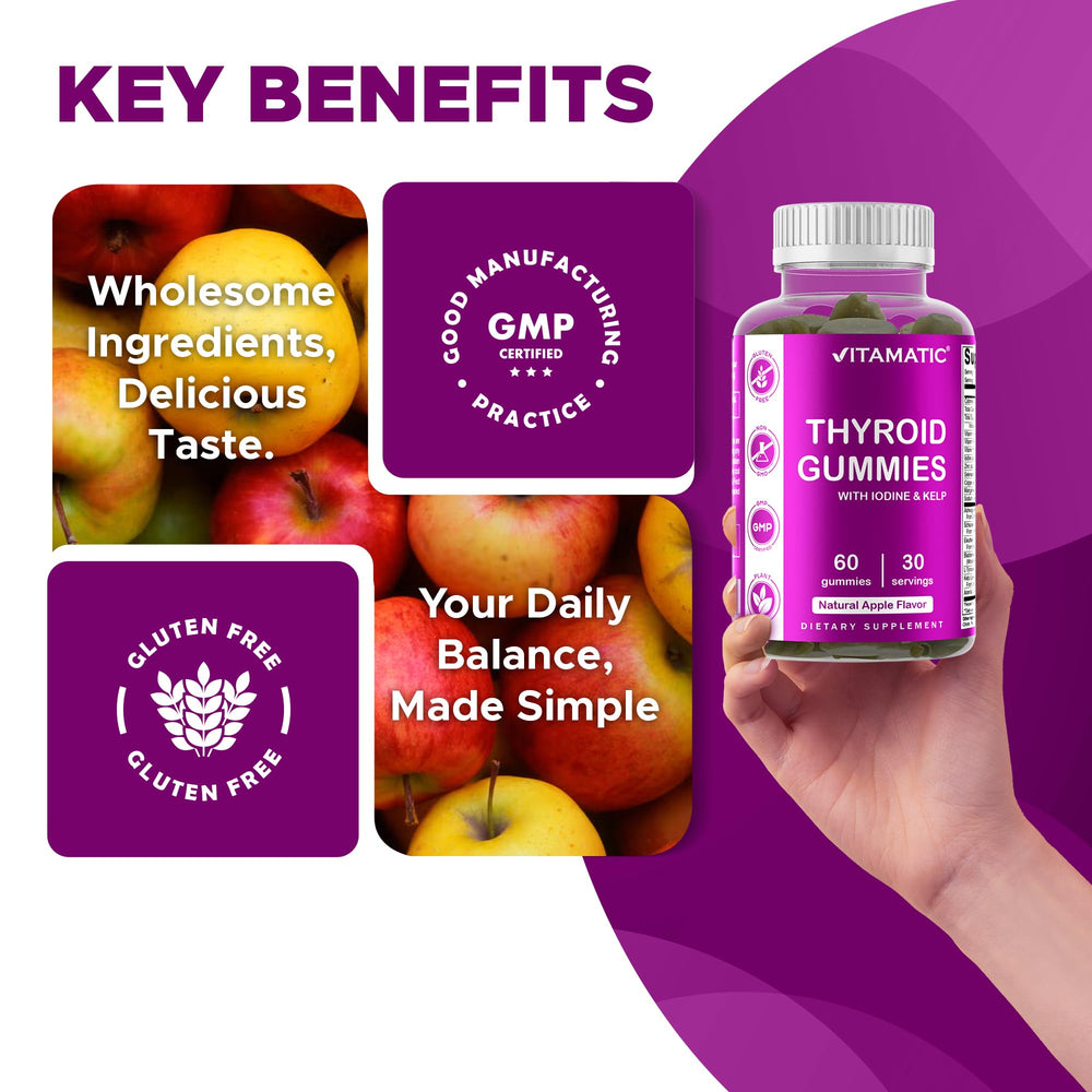 Vitamatic gummies pour-out shot demonstrates an easy daily dose