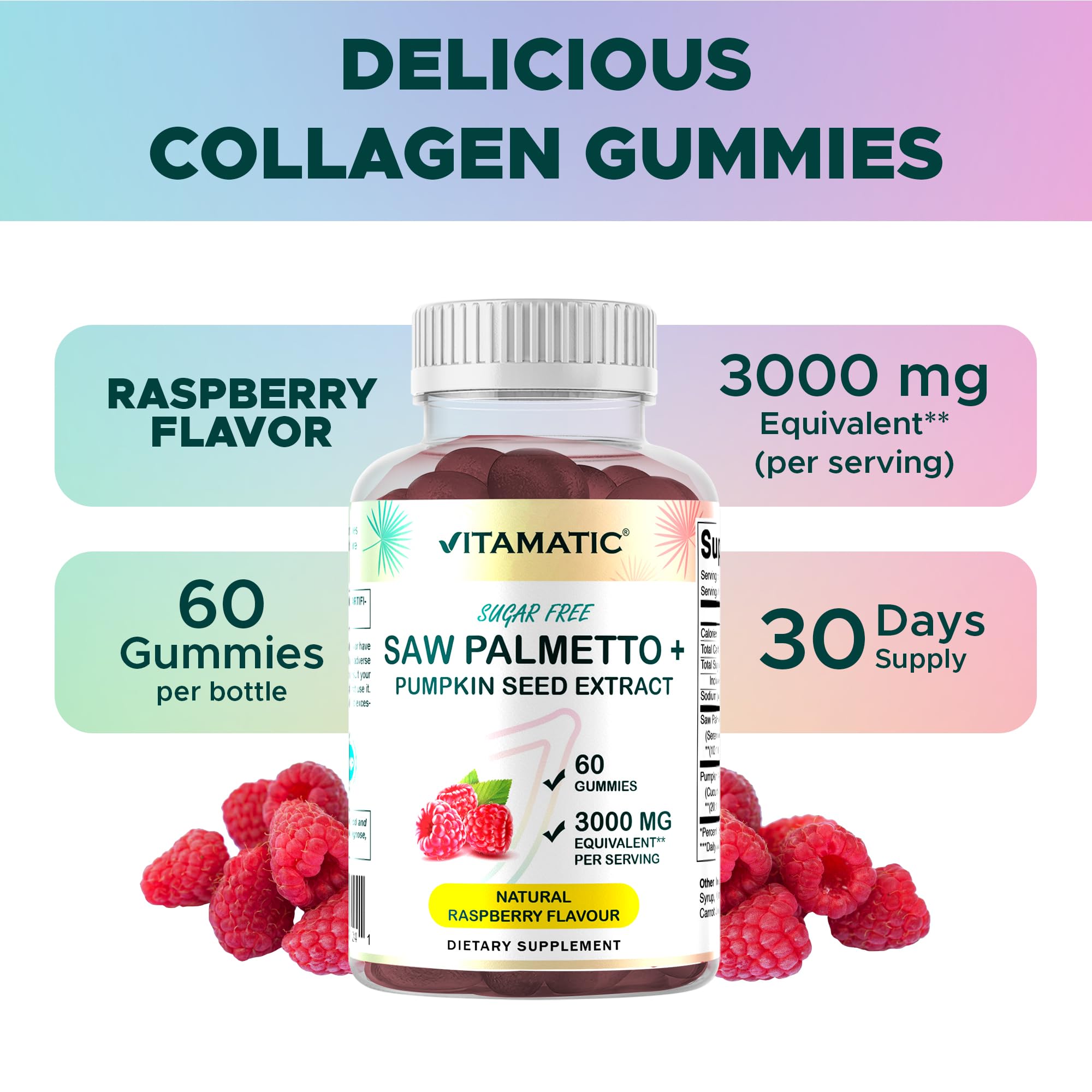 Vitamatic vegan pectin-based gummy for plant-based diets