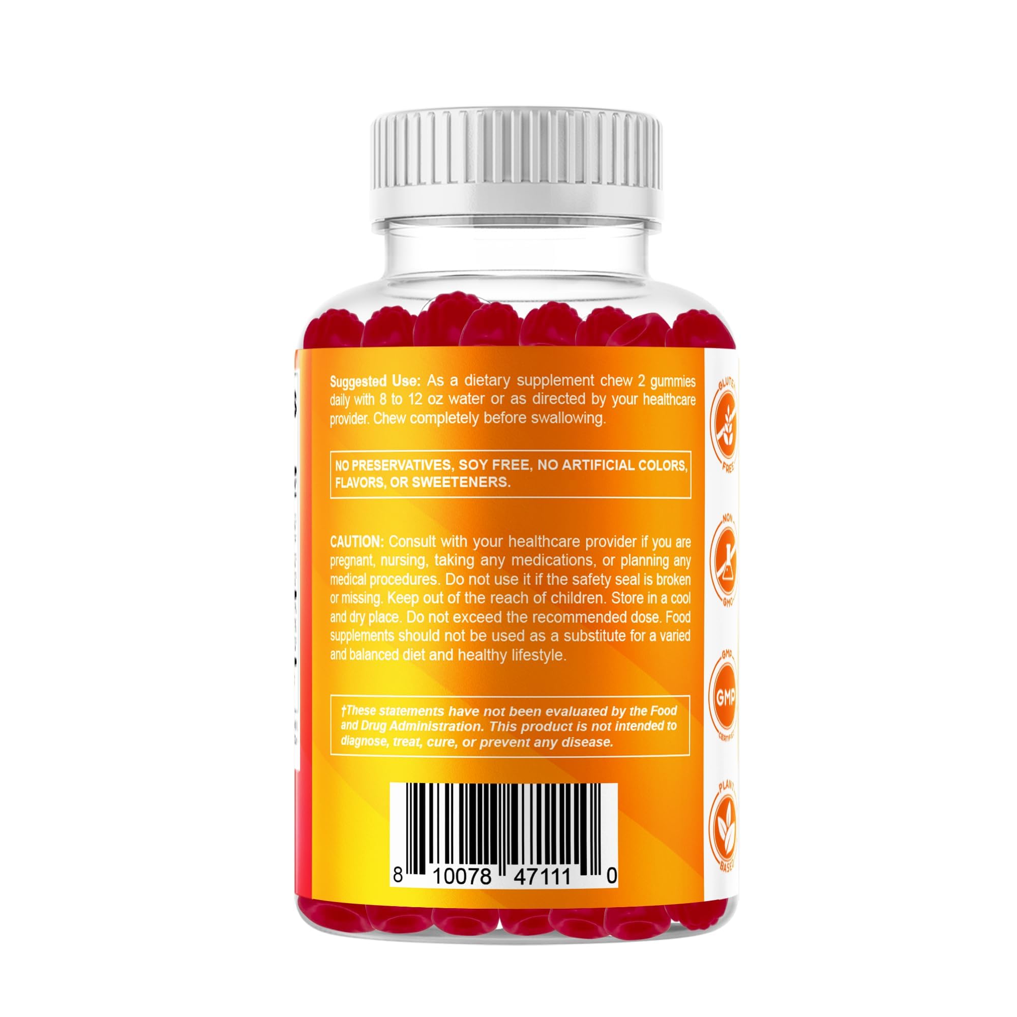 Vitamatic Vitamin D3 + K2 Gummies allergen-free sign
