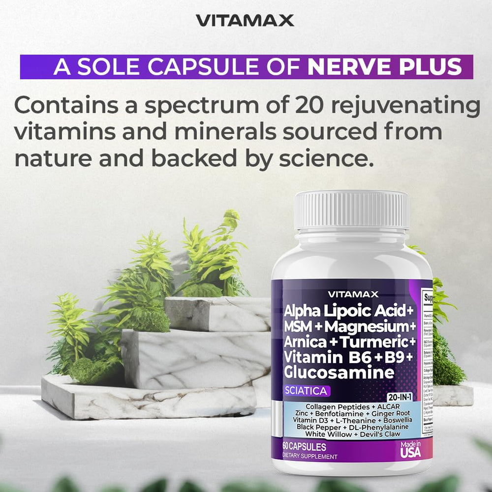 Vitamax Nerve Plus lifestyle-ready setup encouraging a consistent routine