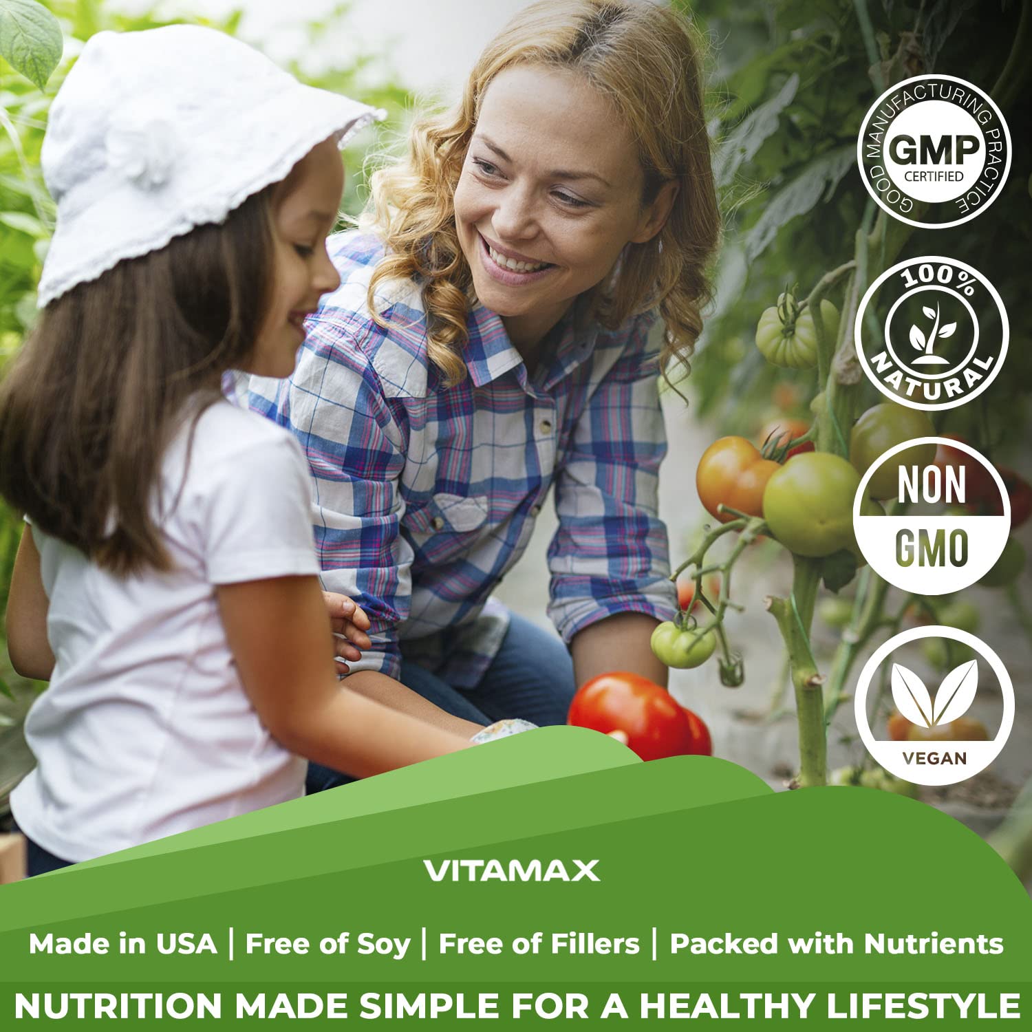 Vitamax eco-friendly packaging emphasizing sustainability