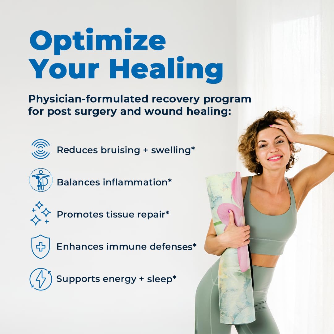 VitaMedica post-surgery capsules close-up with a vitamin blend for tissue support