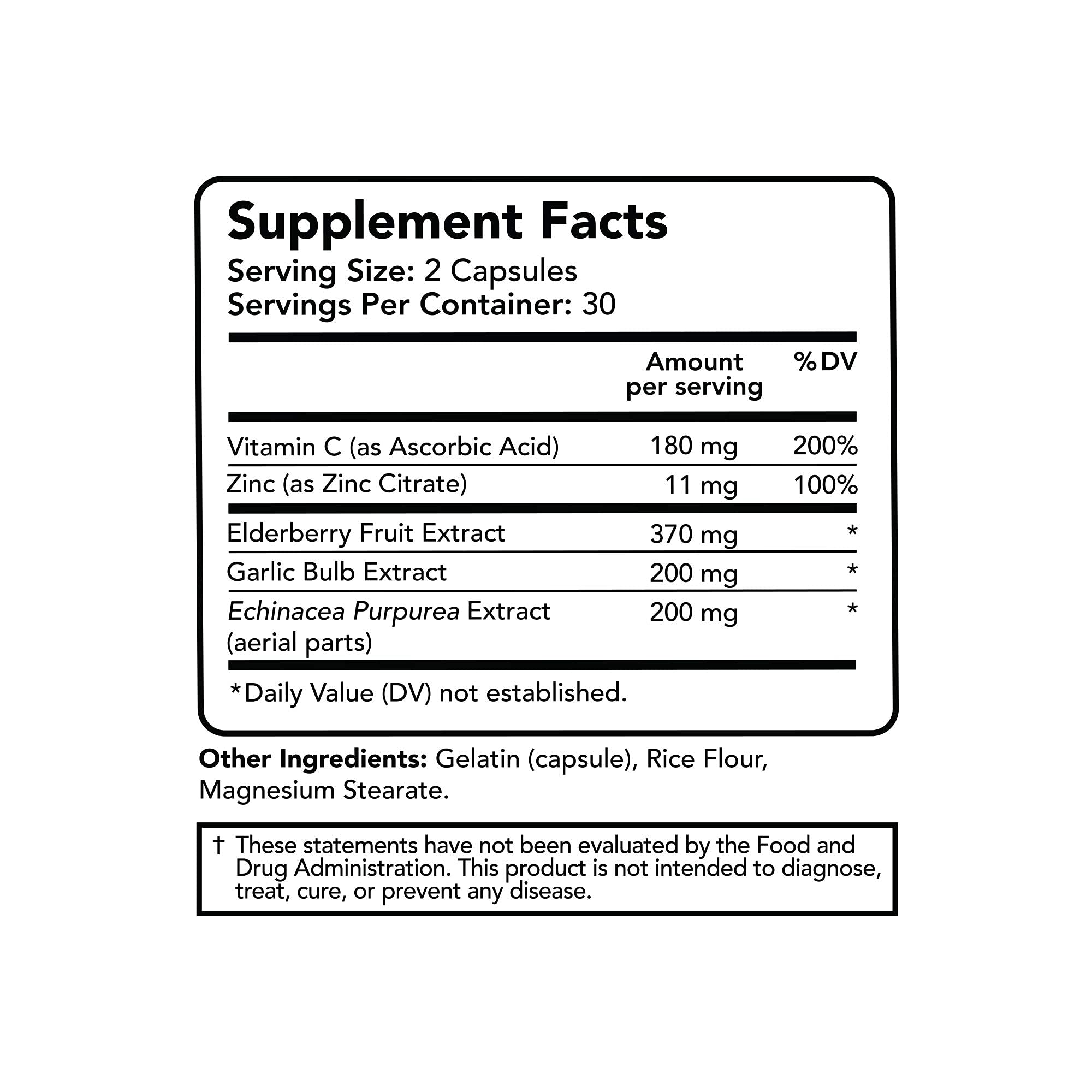 Vitamin Bounty Elderberry Immune Support lifestyle shot with a glass of water