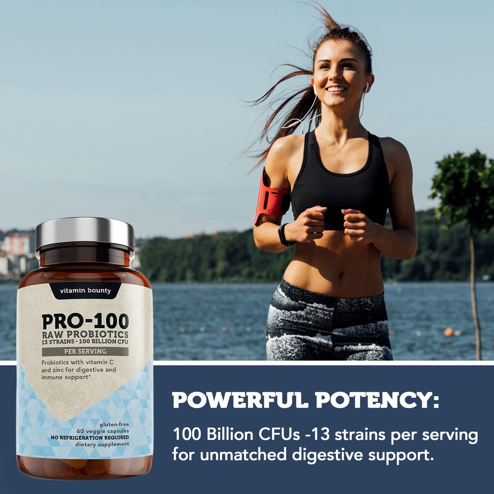 Immune support badge for Vitamin Bounty Pro-100 probiotic