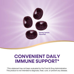 Vitamin C and zinc blend highlighted for immune support imagery.