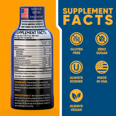 Pouring Vitamin Energy B12 Overload Shot for on-the-go energy