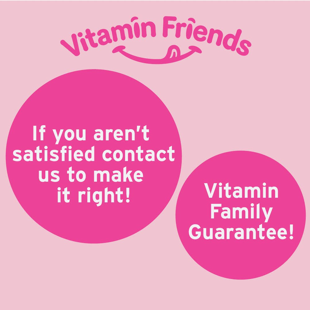 Vitamin Friends sixty day supply packaging indicates ongoing daily use
