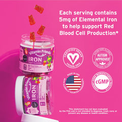 Vitamin Friends gummy texture close up shows soft chewy daily vitamins