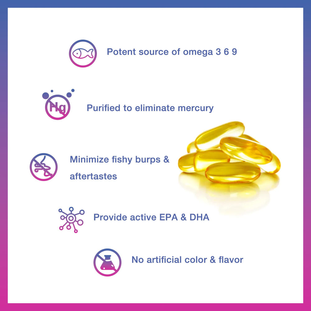 Vitamin World enteric-coated omega capsules for easy digestion