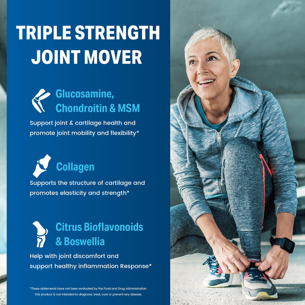 Vitamin World Joint Mover collagen and boswellia detail for joint care