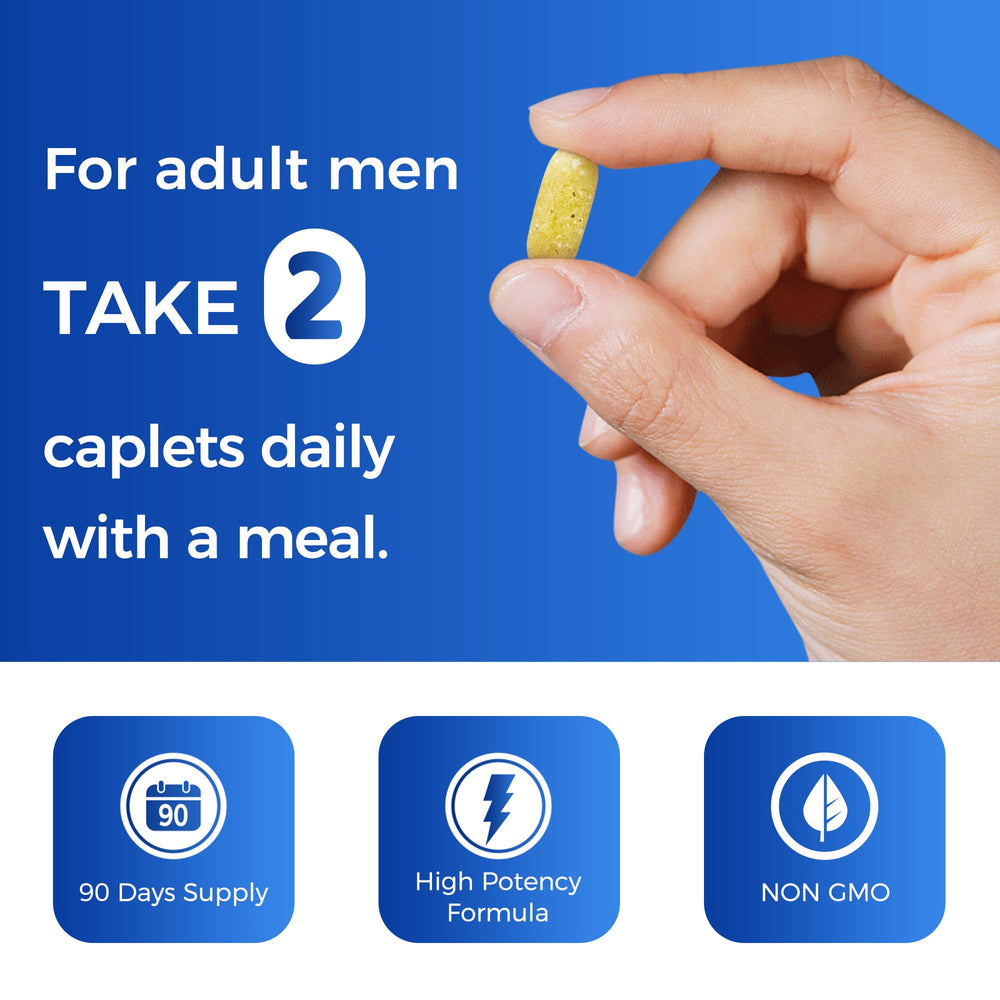 Vitamin World Ultra 360 Men 50+ lifestyle image showing active aging