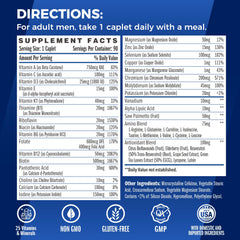 Close-up of a caplet inside the bottle for compact daily nutrition