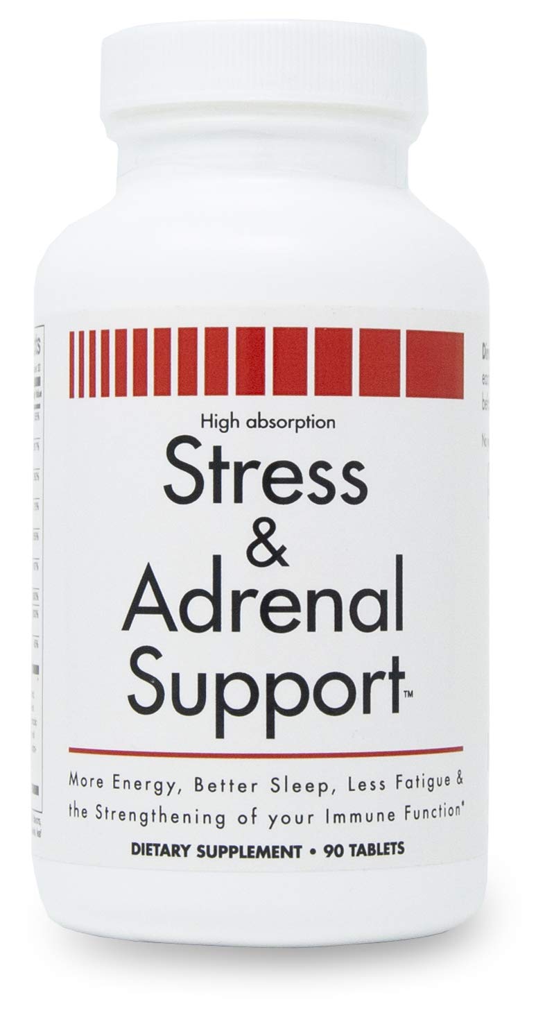 VitaminMed Stress and Adrenal bottle front view for daily support