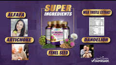 VITAMISAN capsules packaging close-up ideal for a simple detox routine.
