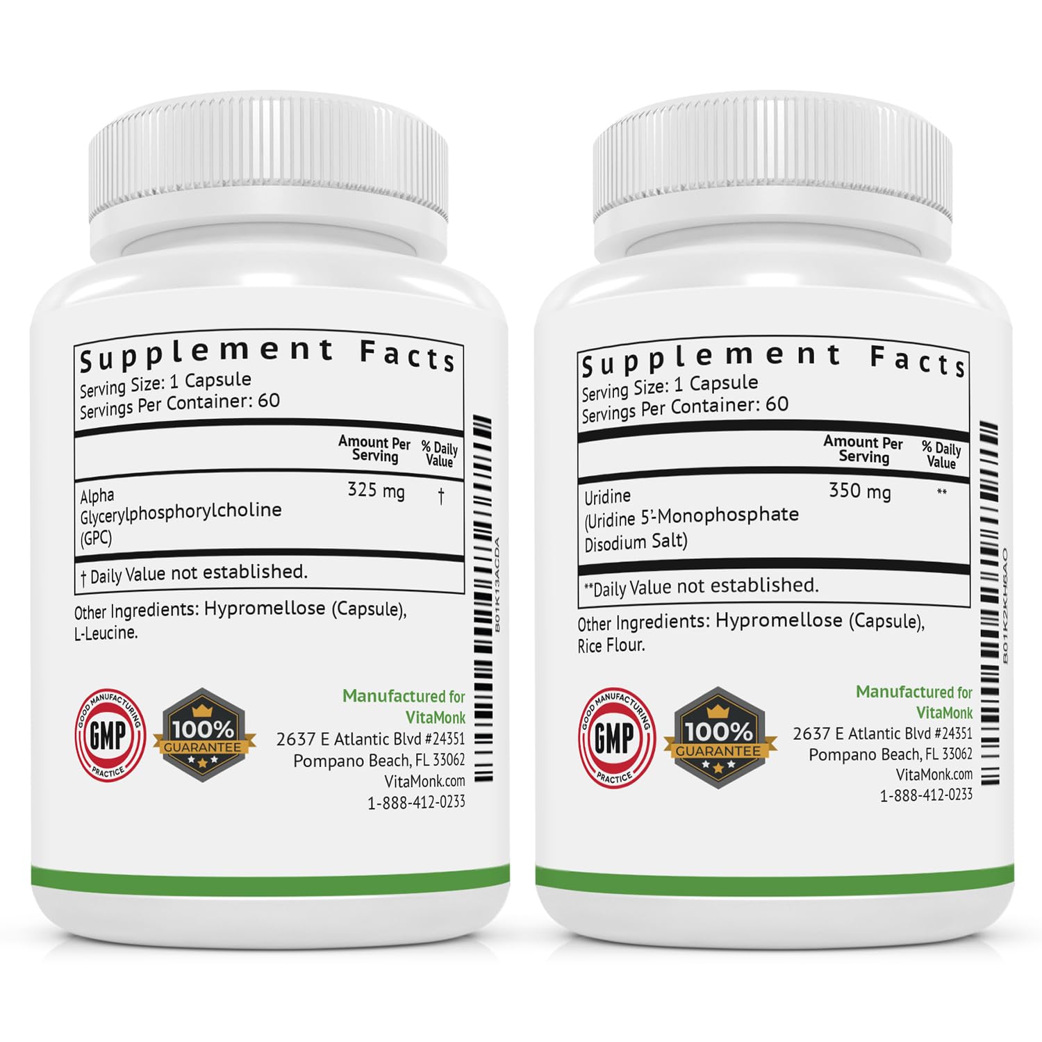 VitaMonk capsules being swallowed illustrating ease of use.