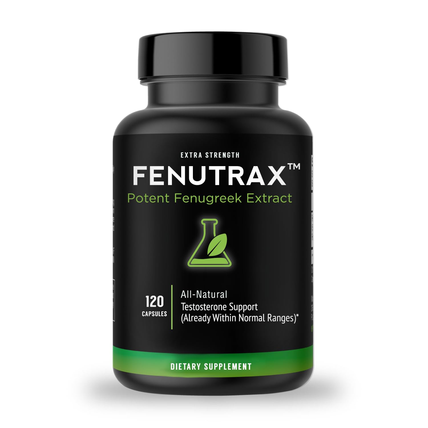 VitaMonk FenuTrax bottle front view supports daily wellness routine