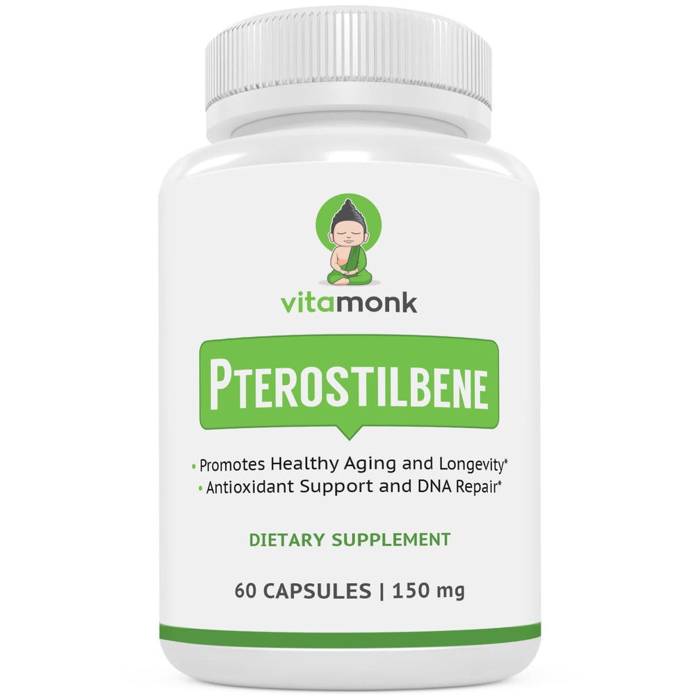 VitaMonk bottle front with 60 veggie-caps for antioxidant support