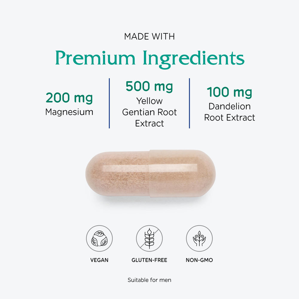 Vitanica packaging box illustrating discreet daily digestive support