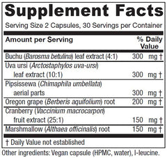 Vitanica CranStat Extra capsules closeup highlights vegan capsules and herbal blend.