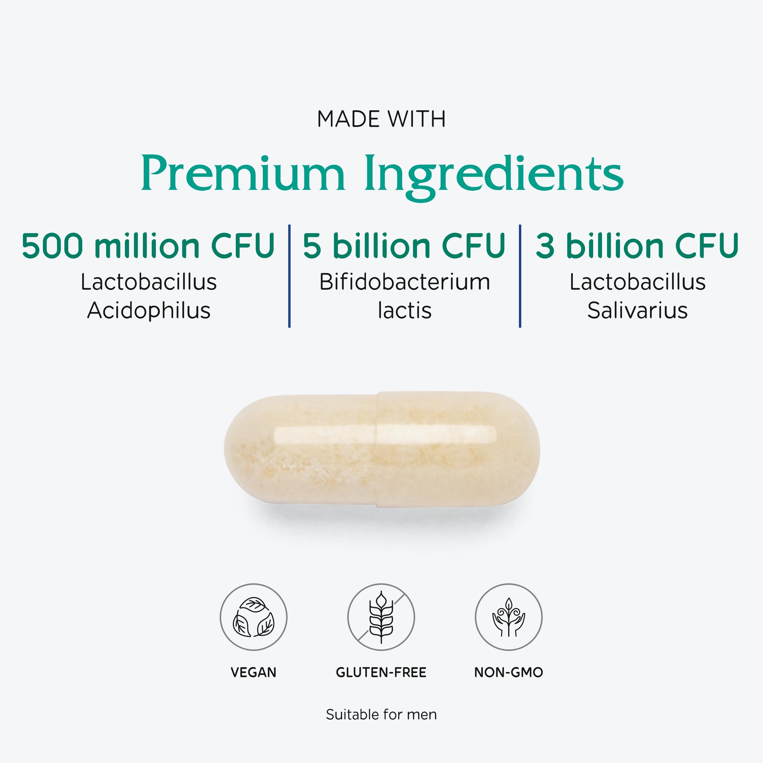 Vitanica Flora Symmetry packaging showcases a durable bottle designed for shelf stability.
