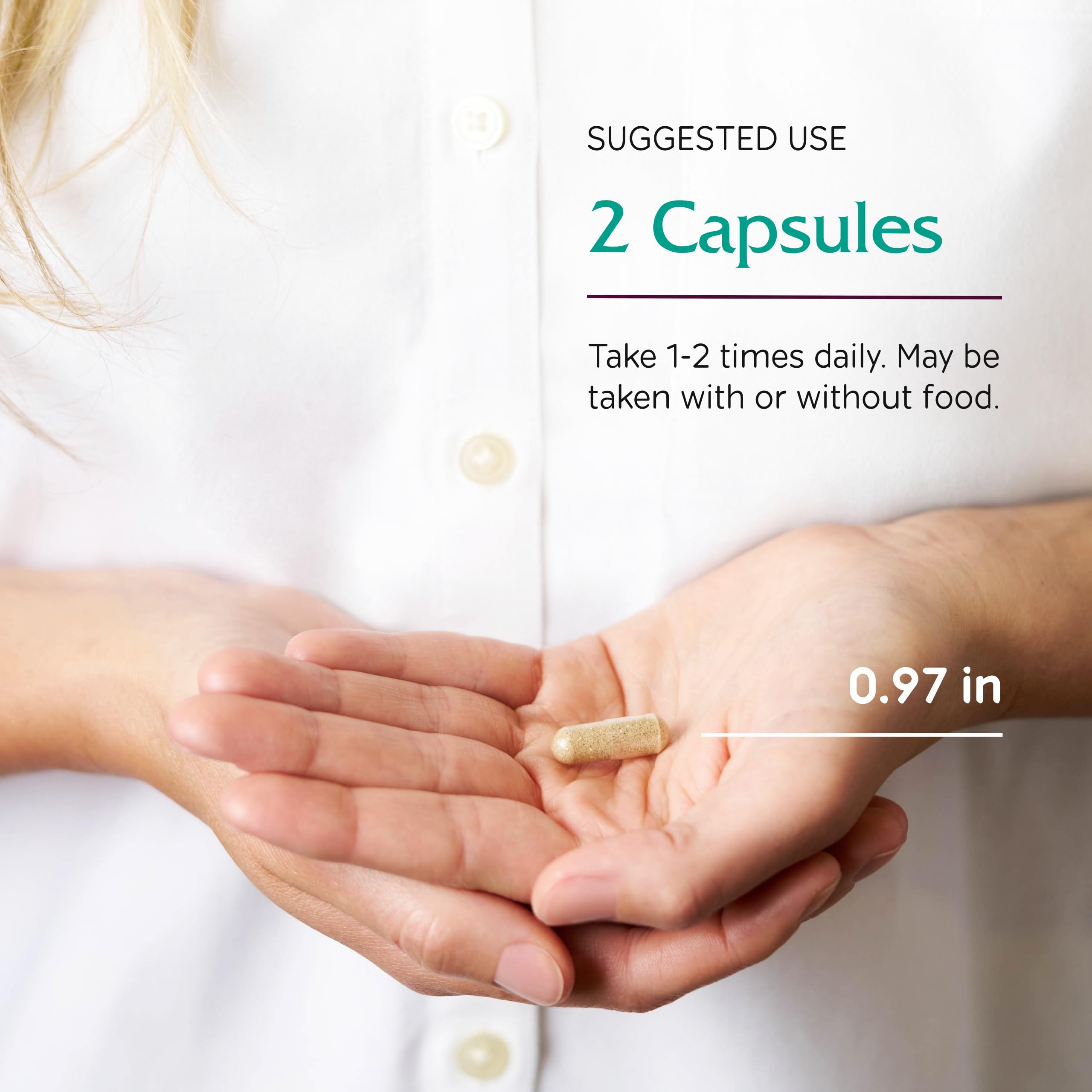 Vitanica GABA Ease packaging on table conveys calm lifestyle wellness