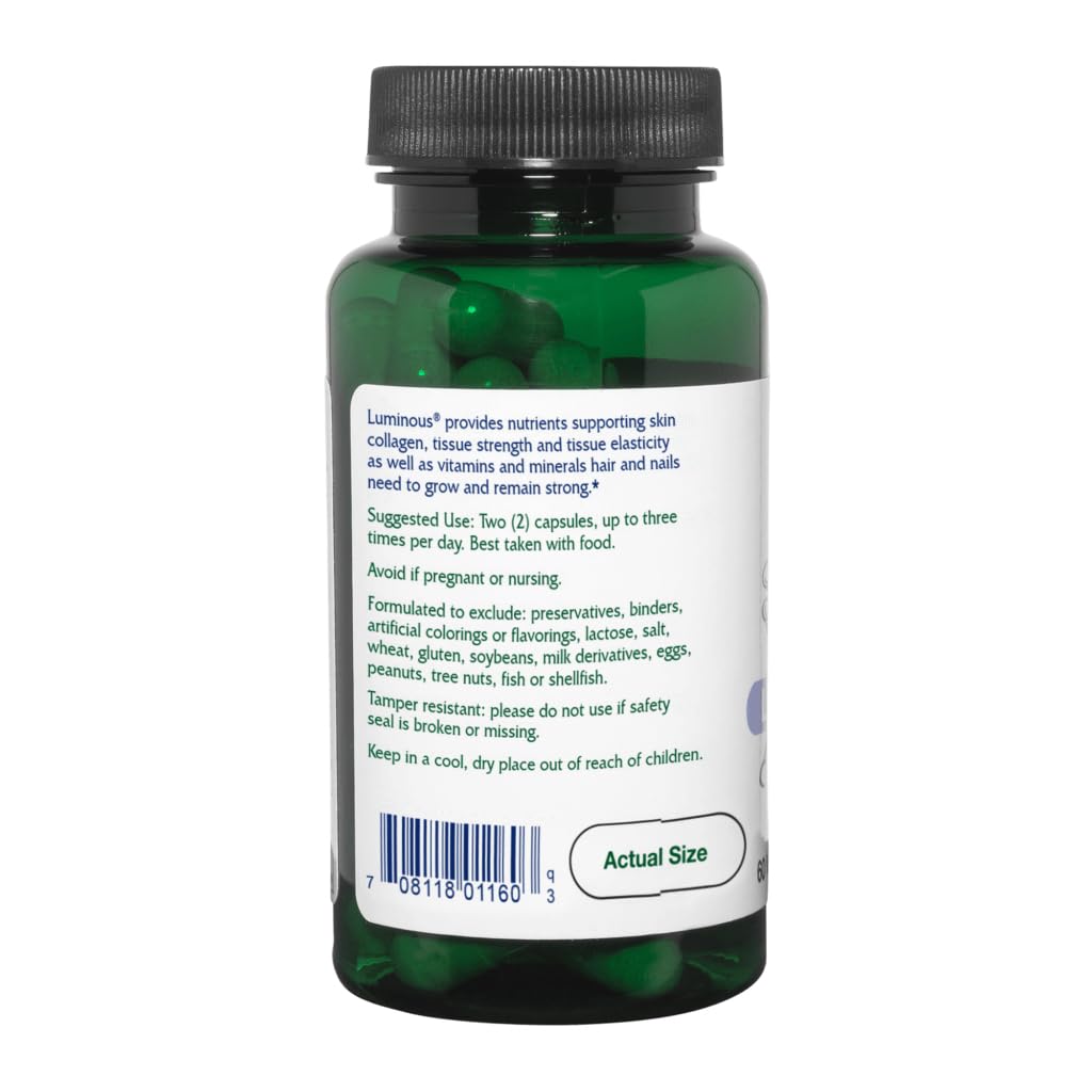 Vitanica Luminous bottle on table in a bright, minimal setting