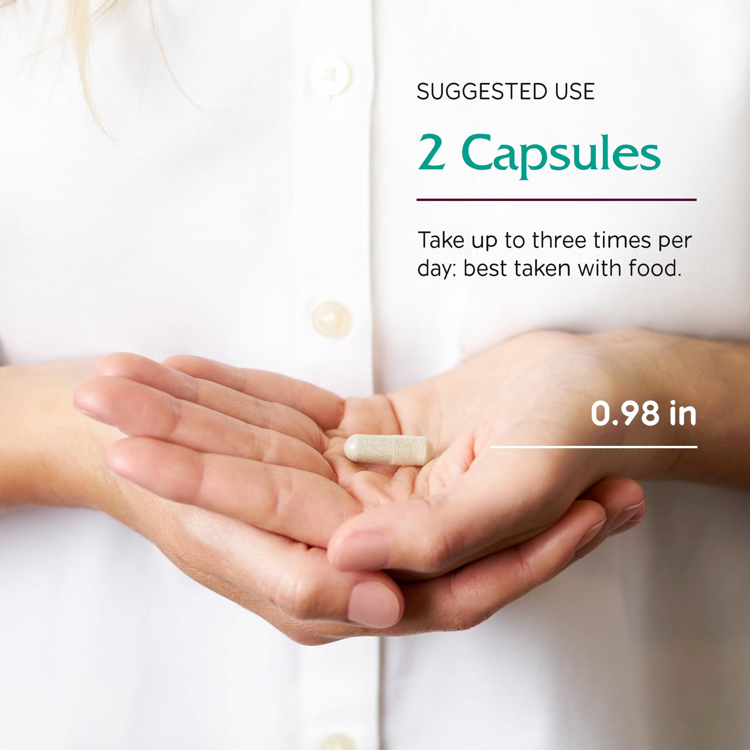 Vitanica Luminous nails closeup showing healthier, well-cared-for nails