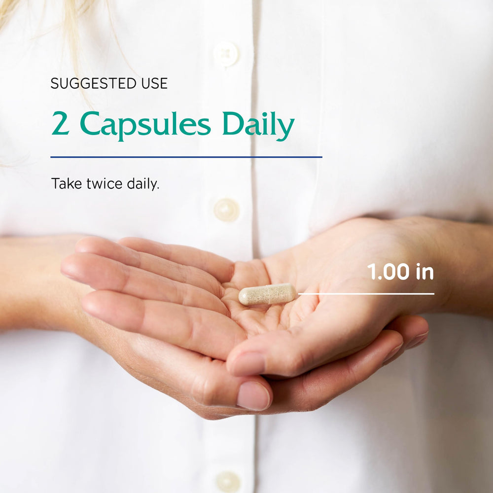 Vitanica Lysine Extra label close-up emphasizes lemon balm and vitamin C components