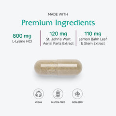 Packaging note: vegan, non-GMO, and allergen-free.