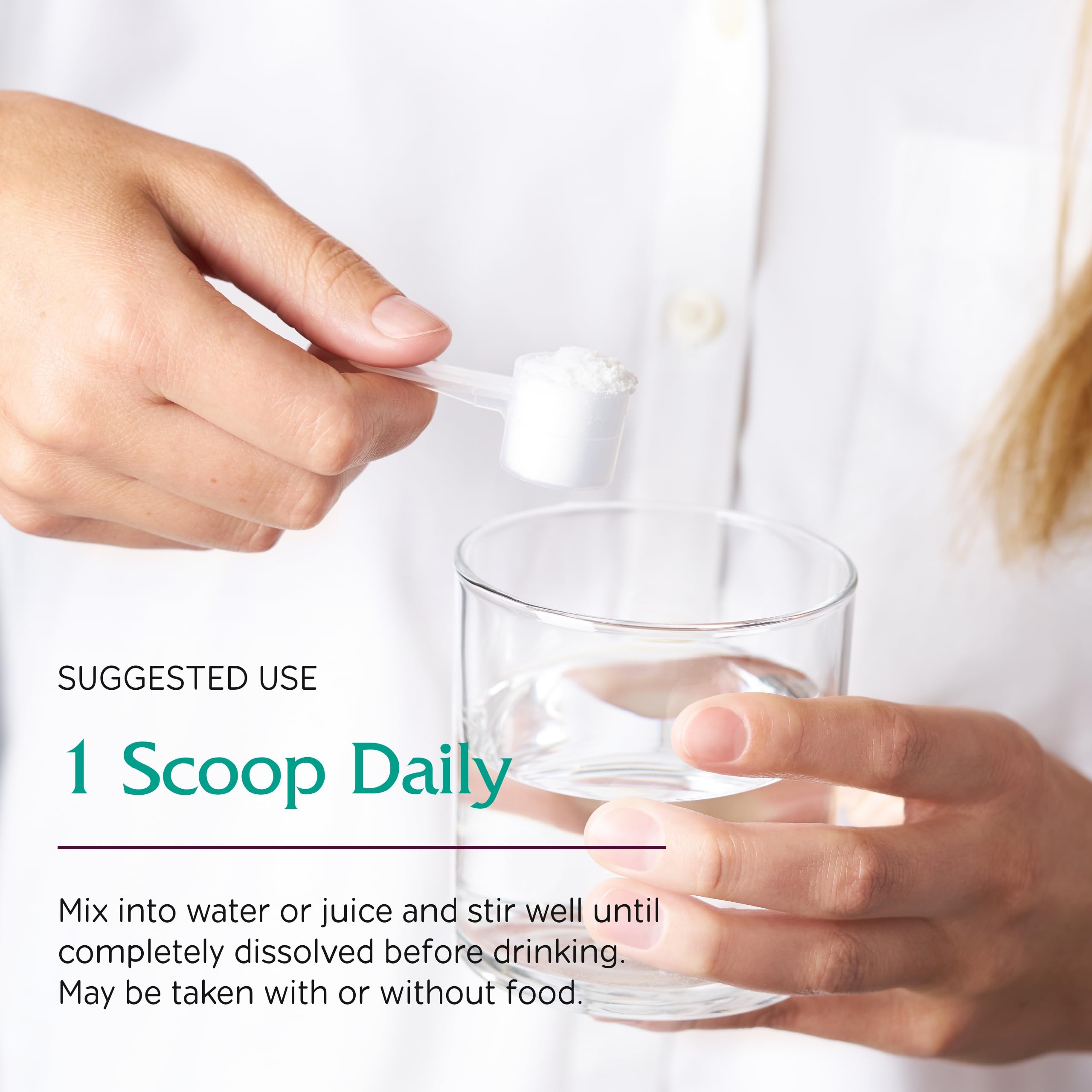 Vitanica Optinositol ovulation support graphic links to fertility-friendly choices.