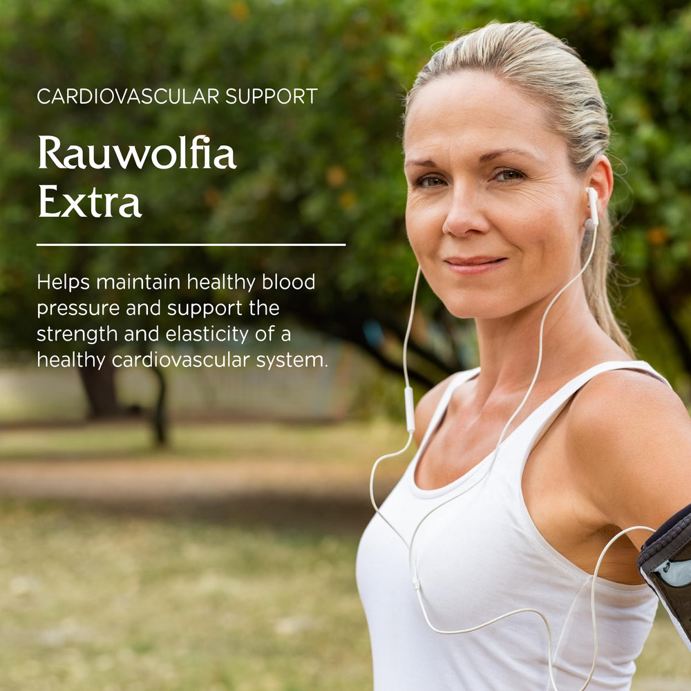 Vitanica Rauwolfia Extra label-details highlight vegan ingredients and GMP quality