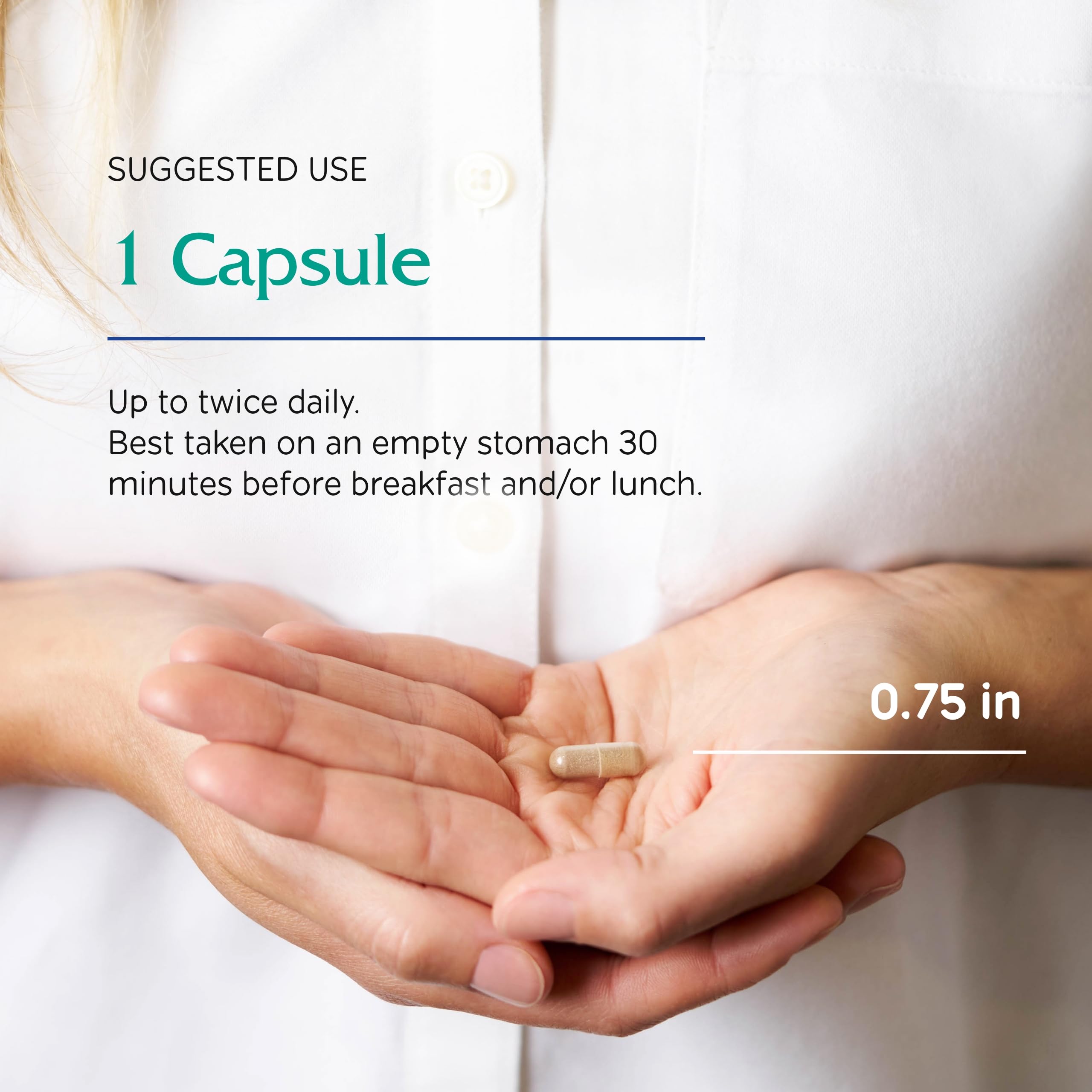 Vitanica Rhodiola packaging inside shot highlighting vegan formula.