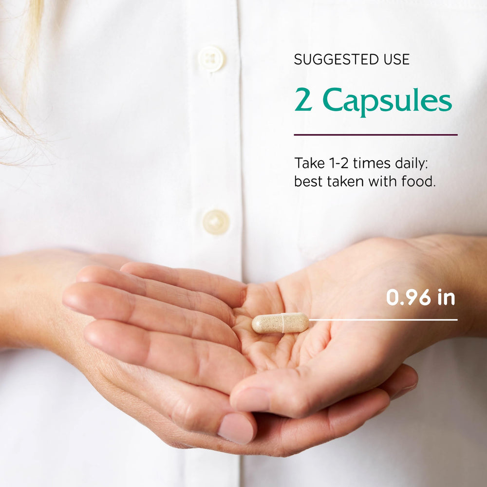 Vitanica ThyroFem bottle dispense demonstrating easy daily use