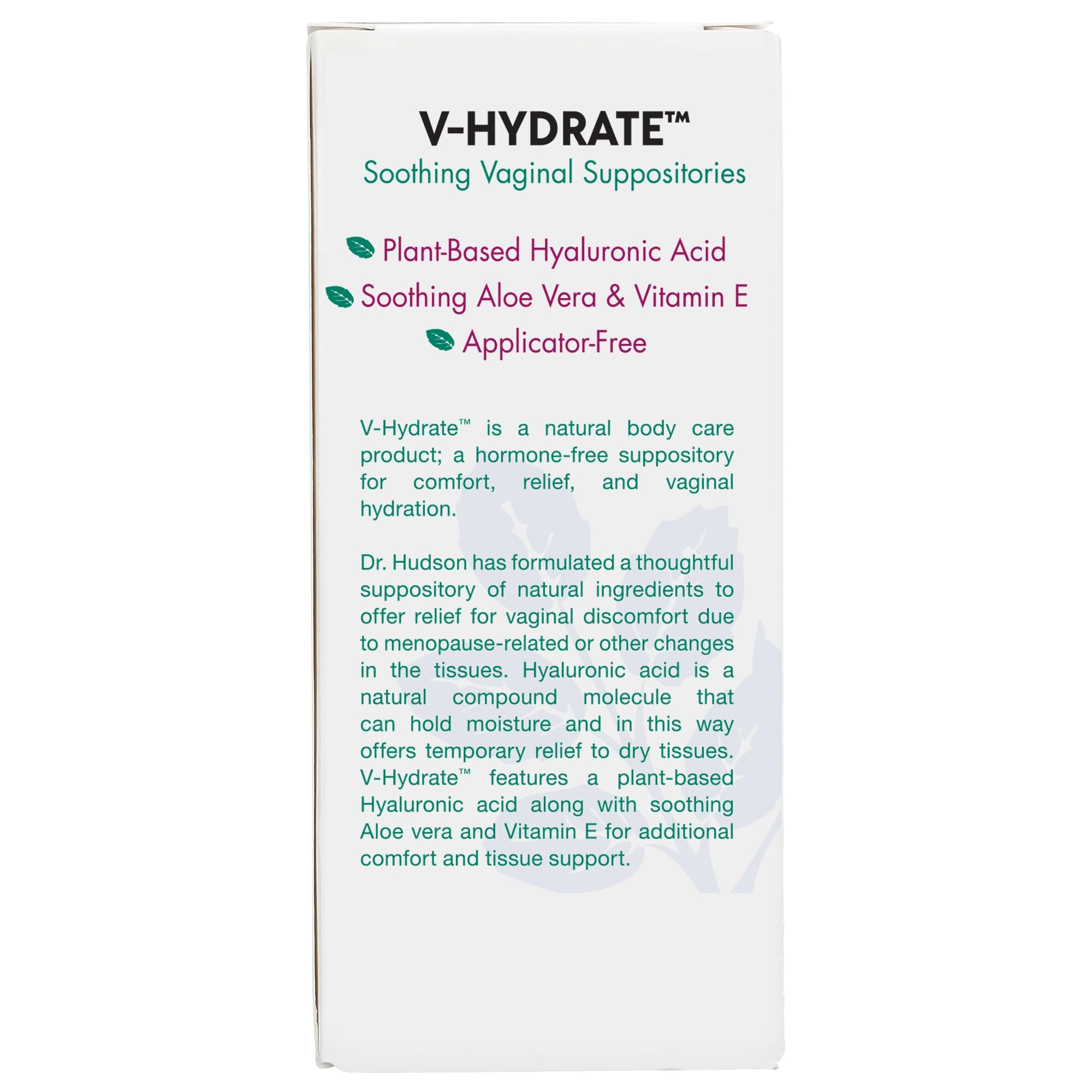 Vitanica V-Hydrate application scene suggesting soothing vaginal hydration