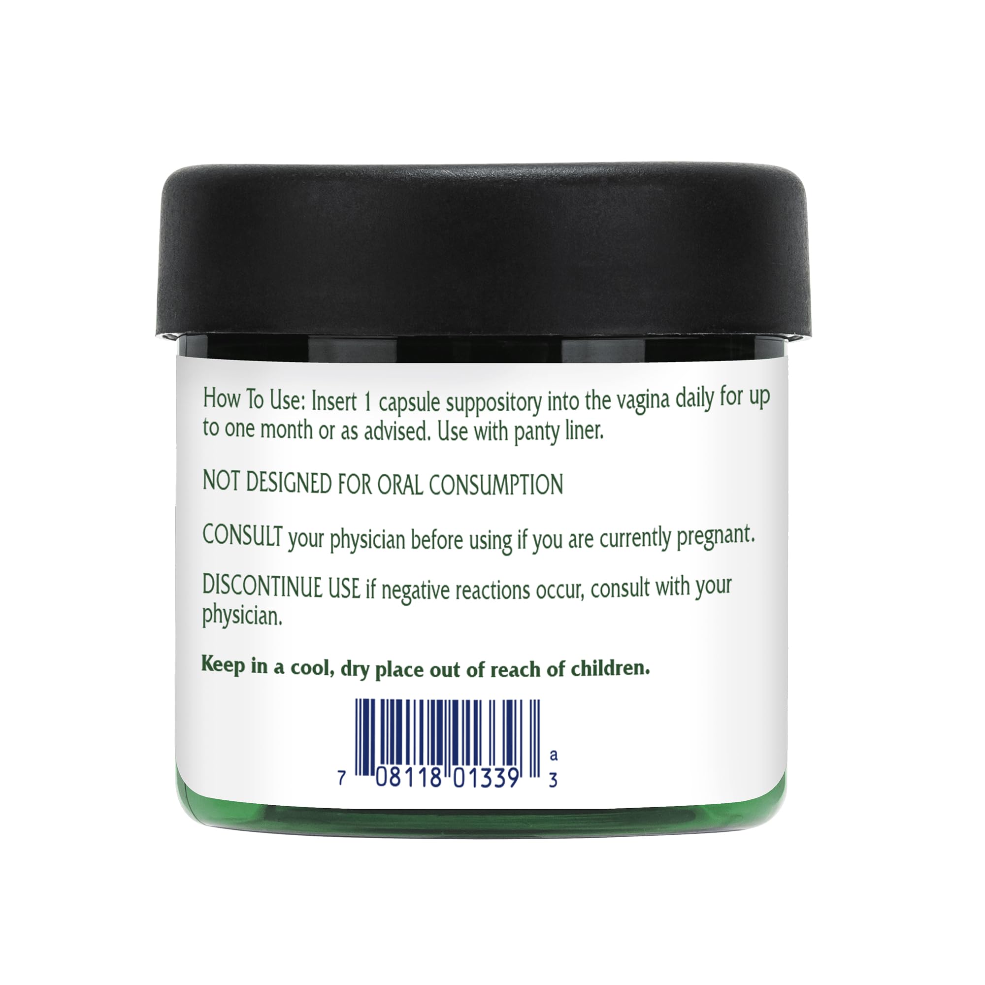 Vitanica V-Probiotics graphic showing Lactobacillus crispatus and friends