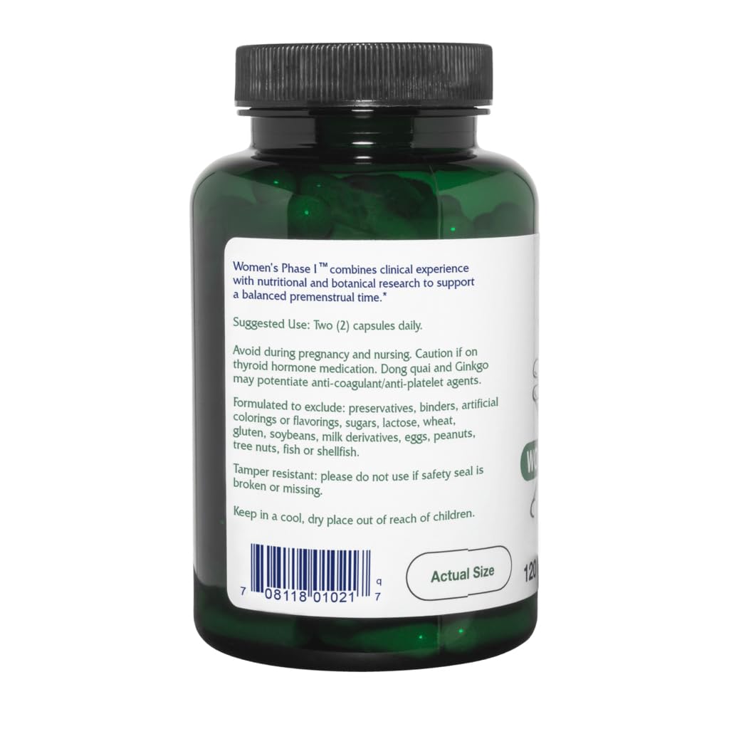 Vitanica Phase I herbal blend with Vitex, Ginkgo and St Johns Wort for cycle support