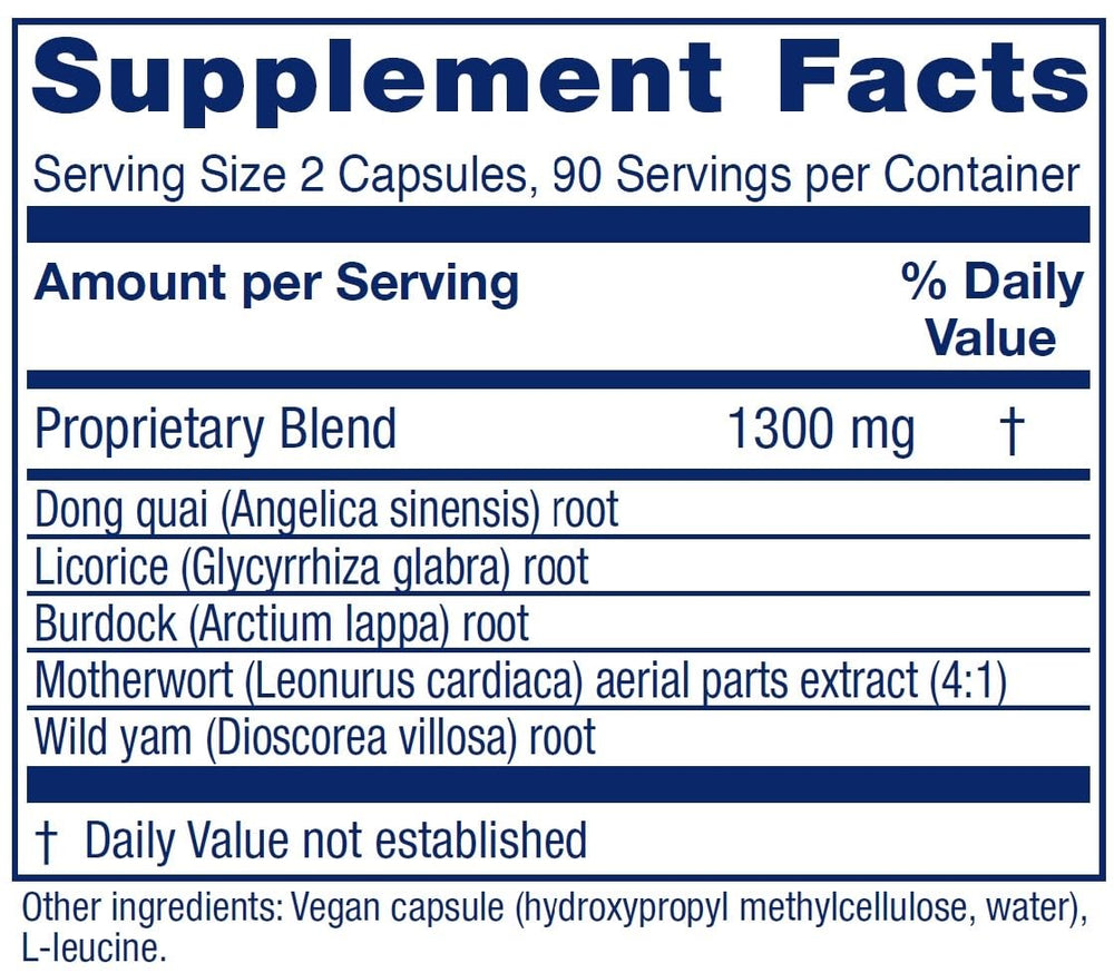 Vitanica Women's Phase II capsules offer gentle daily relief for symptoms.