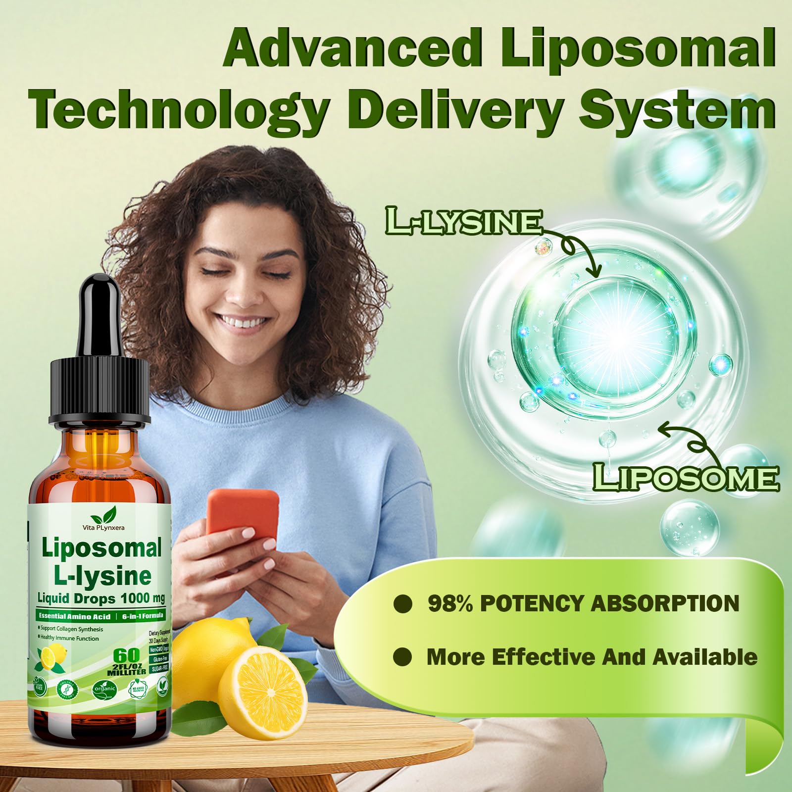 Vita PLynxera vitamin C D3 zinc liquid formula with nutrient blend.