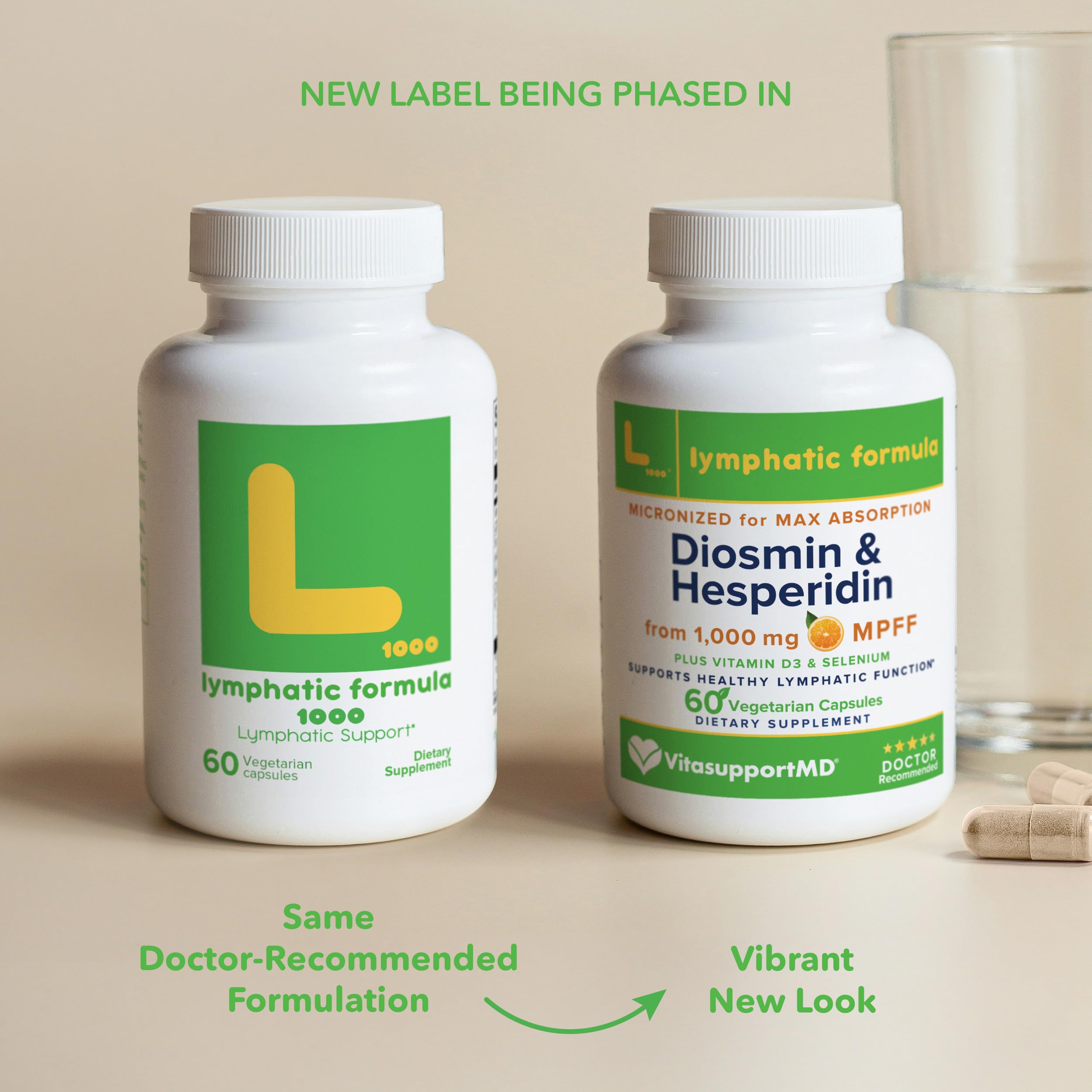VITASUPPORTMD vitamin D3 and selenium capsules for overall wellness.