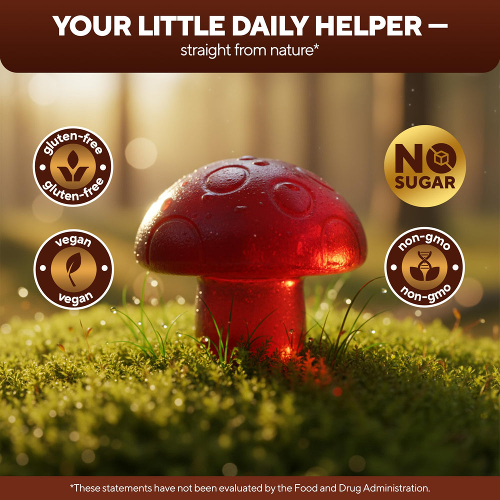 VitaUp Cordyceps close-up demonstrates energy support for active days