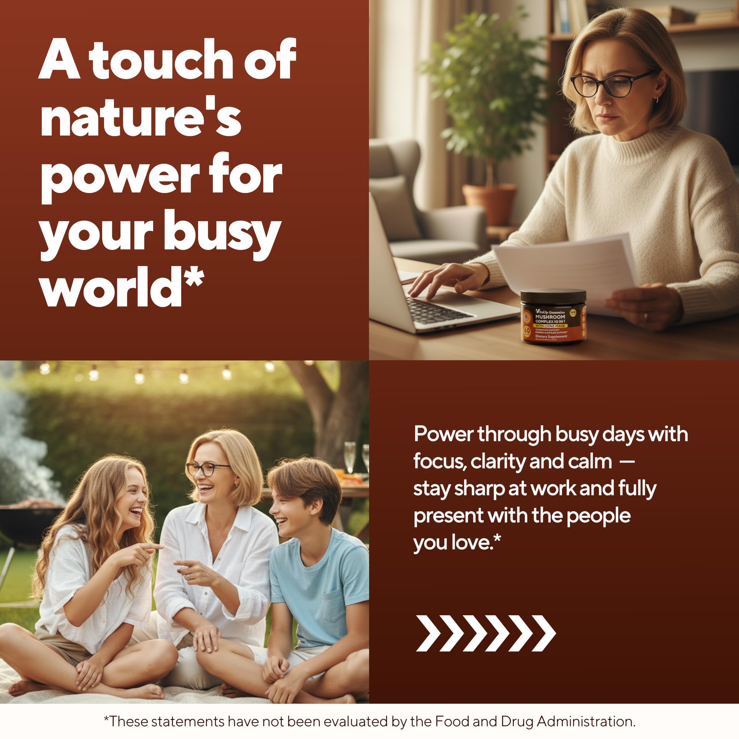 VitaUp GMP-certified lab image signals quality testing and safety