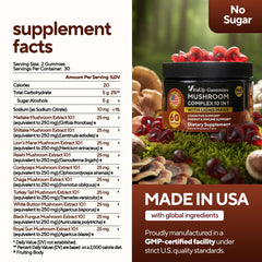 VitaUp Lions Mane close-up highlights cognitive support potential