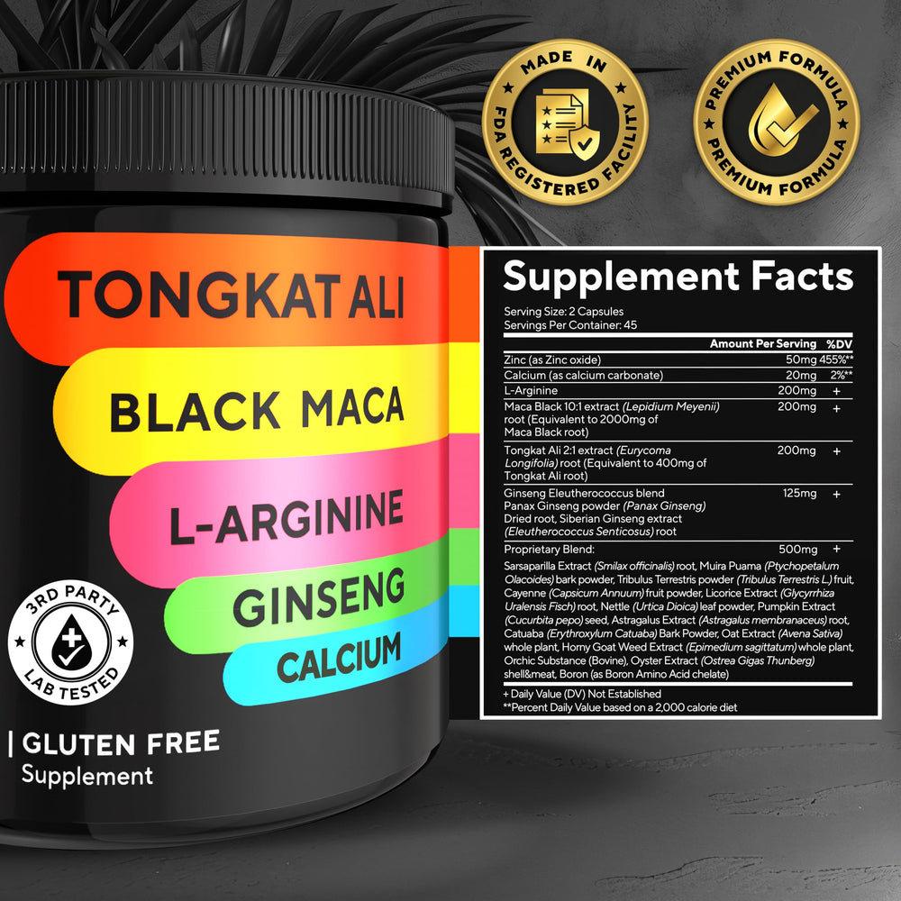 Energy and endurance concept with VitaUp Tongkat Ali for active lifestyle