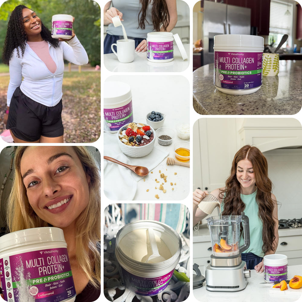 Vitauthority Bacillus coagulans probiotic suggests gut flora balance.