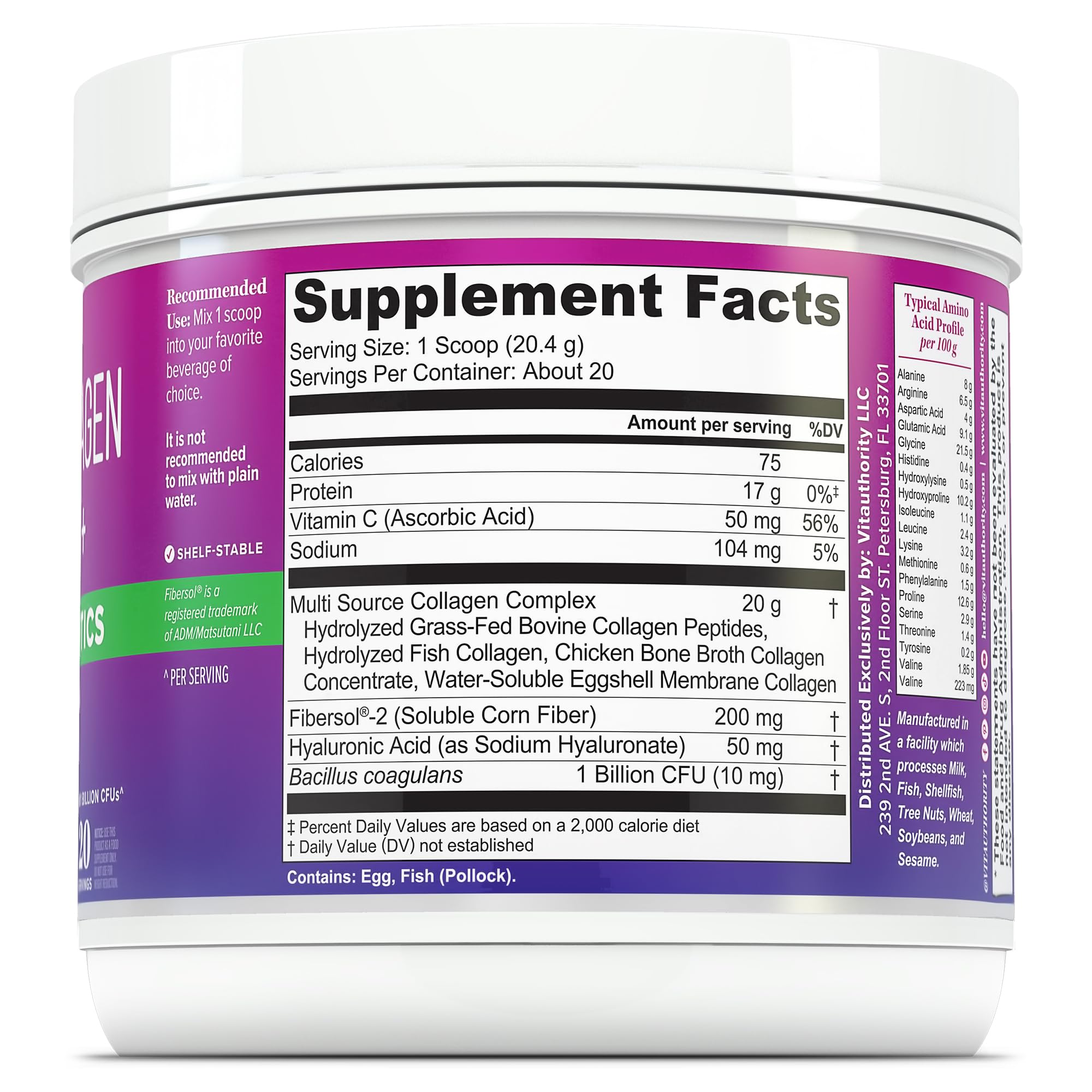 Vitauthority digestive balance and gut health support imagery hints at comfort after meals.