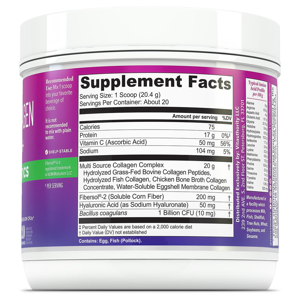 Vitauthority digestive balance and gut health support imagery hints at comfort after meals.
