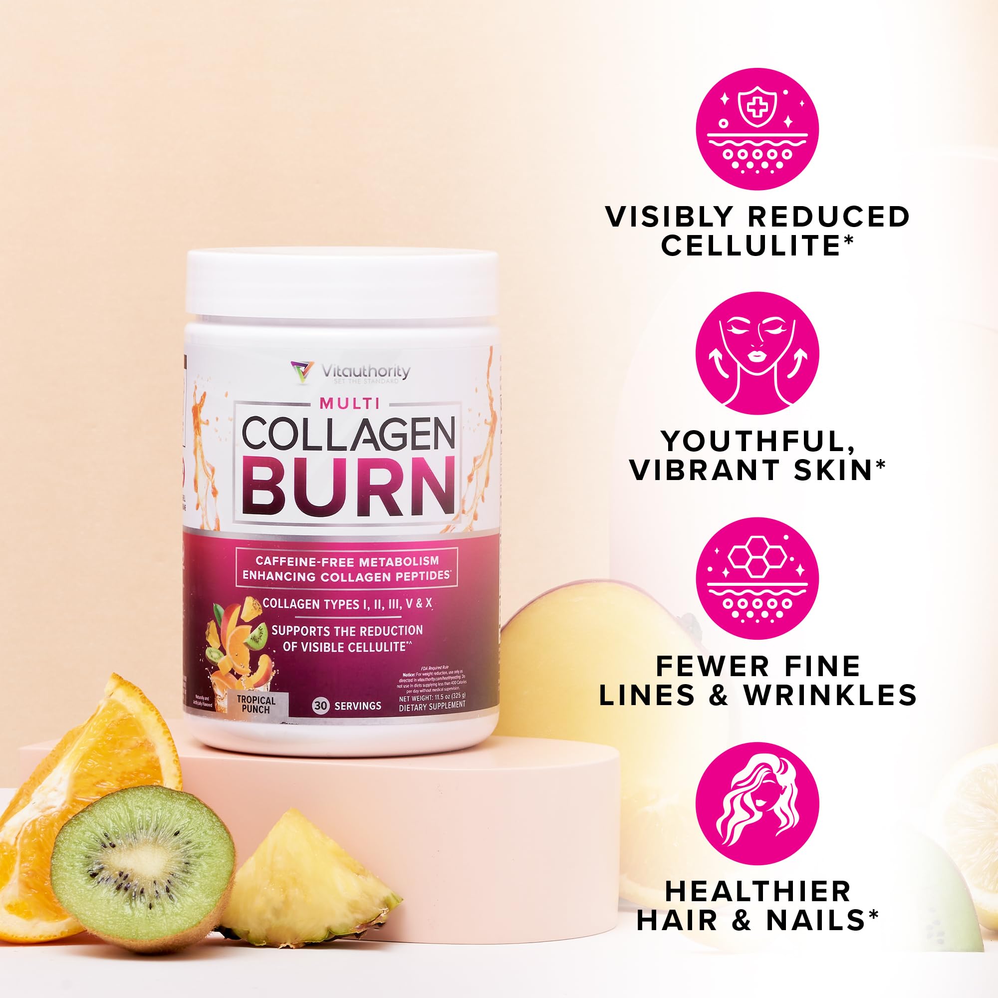 Grains of Paradise and Sensoril Ashwagandha ingredients in Vitauthority Multi Collagen Burn.