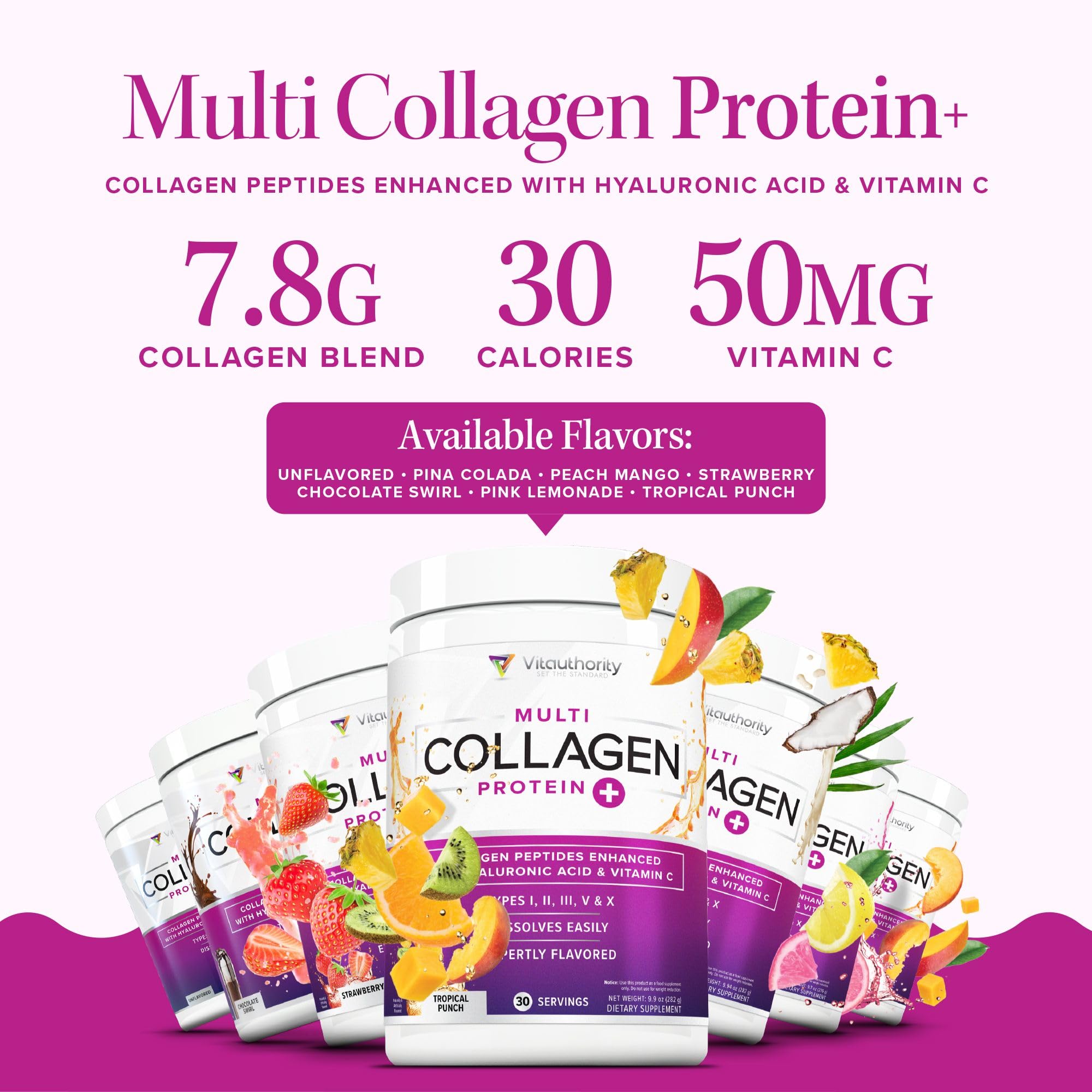 Close-up of a pink lemonade collagen drink showcasing flavor.