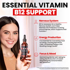 VITBOOST Raspberry B-12 Drops flavor communicates tasty energy support.