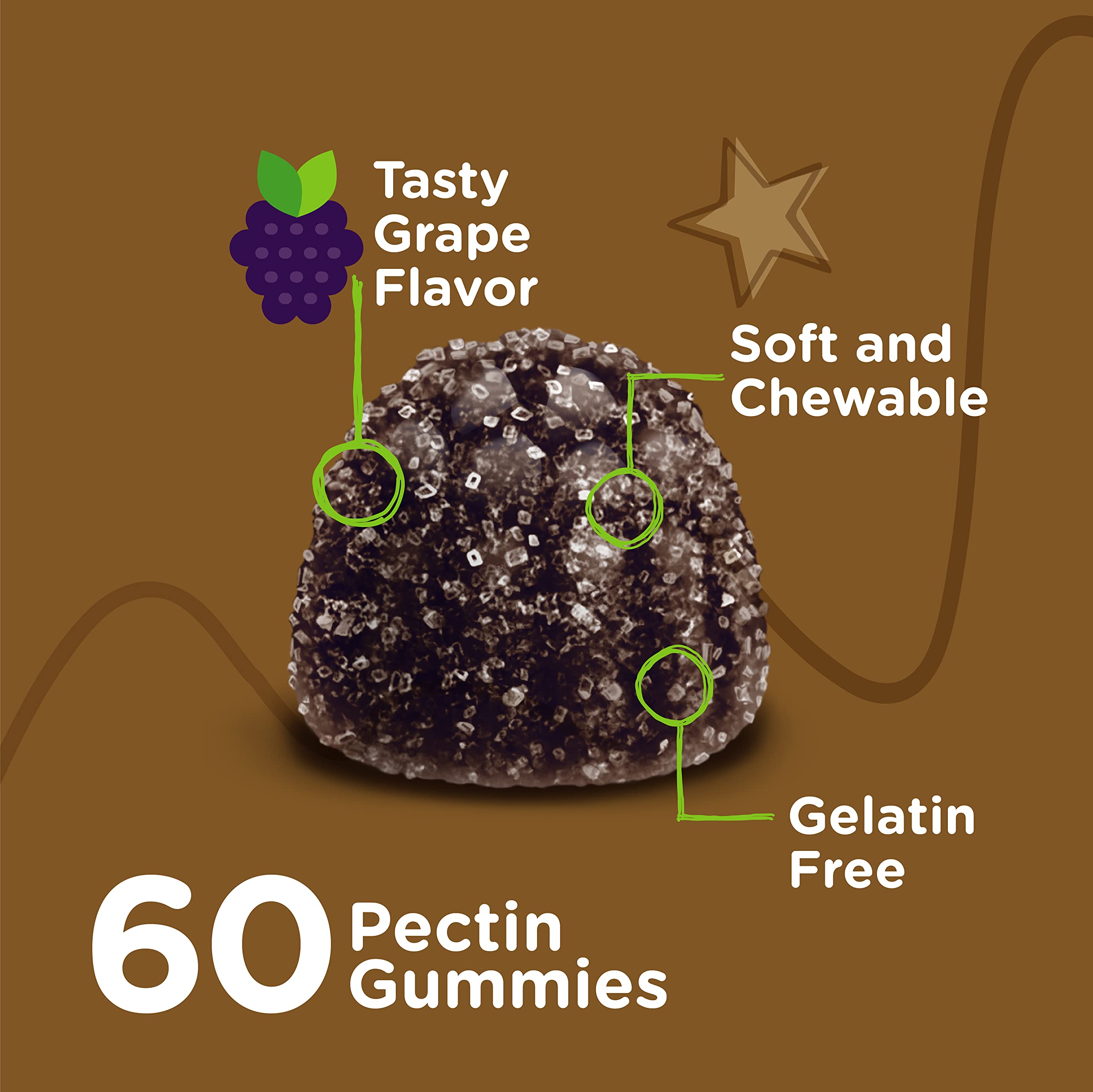 Viteey Iron Gummies Kids ingredient label close-up reveals ingredients.